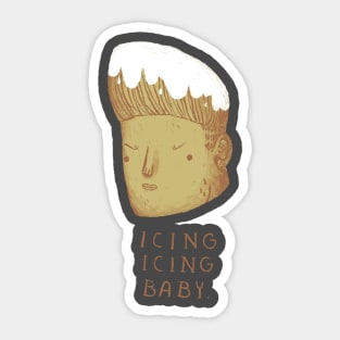 icing icing baby Sticker